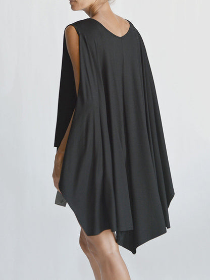 Casual Irregular Sleeveless Blouses for Women