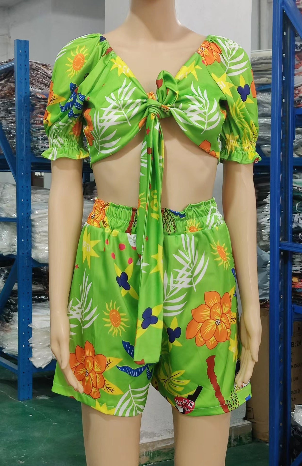 Sexy Summer 2pcs Women Short Outsuits