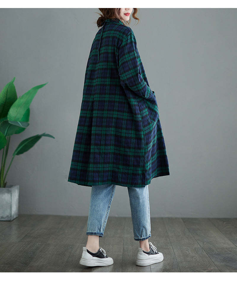 Vintage Long Sleeves Fall Shirts for Women