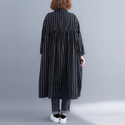 Fashion Linen Plus Sizes Fall Shirts Coats