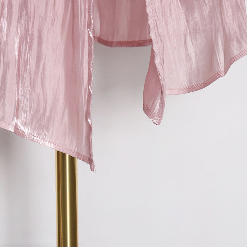 Luxury Elegant Feather Design Pink Long Dresses