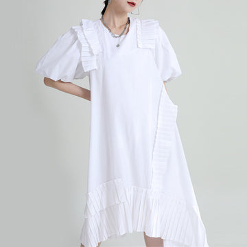 Elegant Irregular Girls Summer Long Dresses
