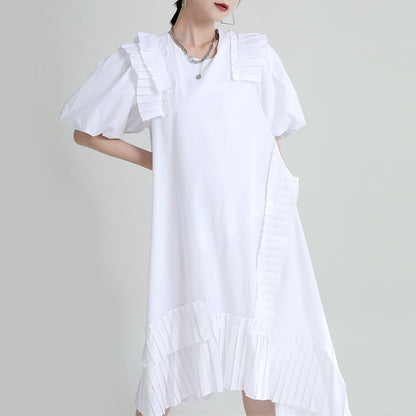 Elegant Irregular Girls Summer Long Dresses