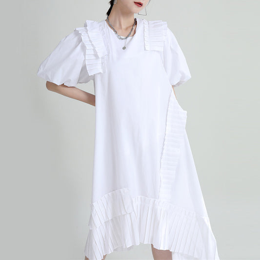 Elegant Irregular Girls Summer Long Dresses