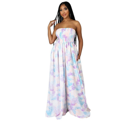 Casual Strapless Summer Women Jumpsuits