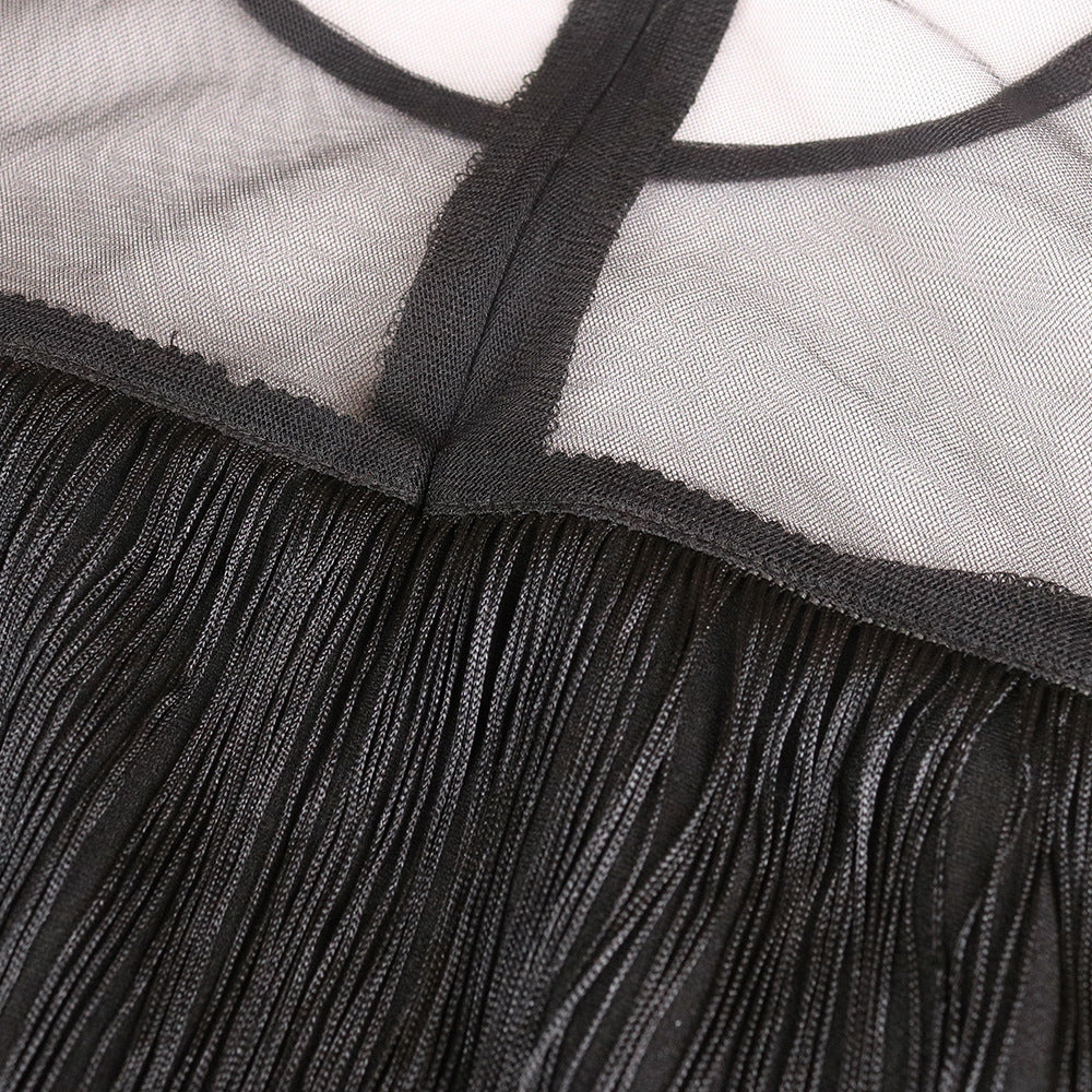 Women Tassels Plus Sizes Party Dresses