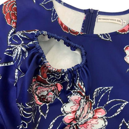 Round Neck Plus Sizes Office Lady Dresses