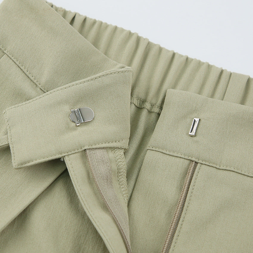 Summer Casual High Waist Women Wide Leg Pants