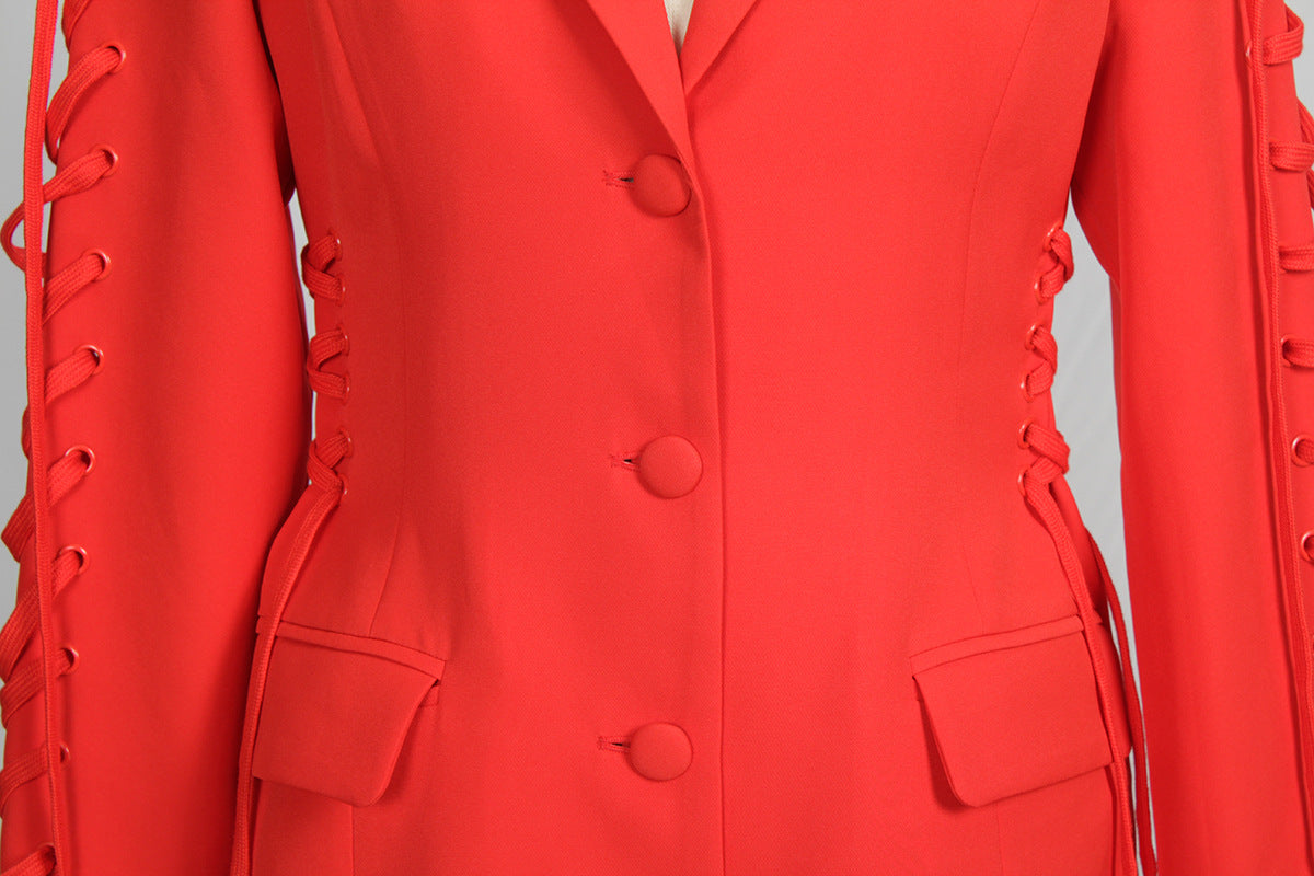 Designed Fall Long Blazers for Women