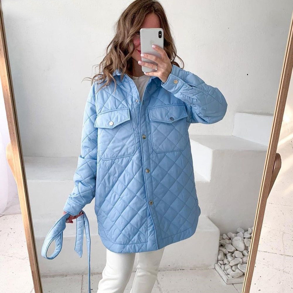 Winter Warm Cotton Overcoats for Women