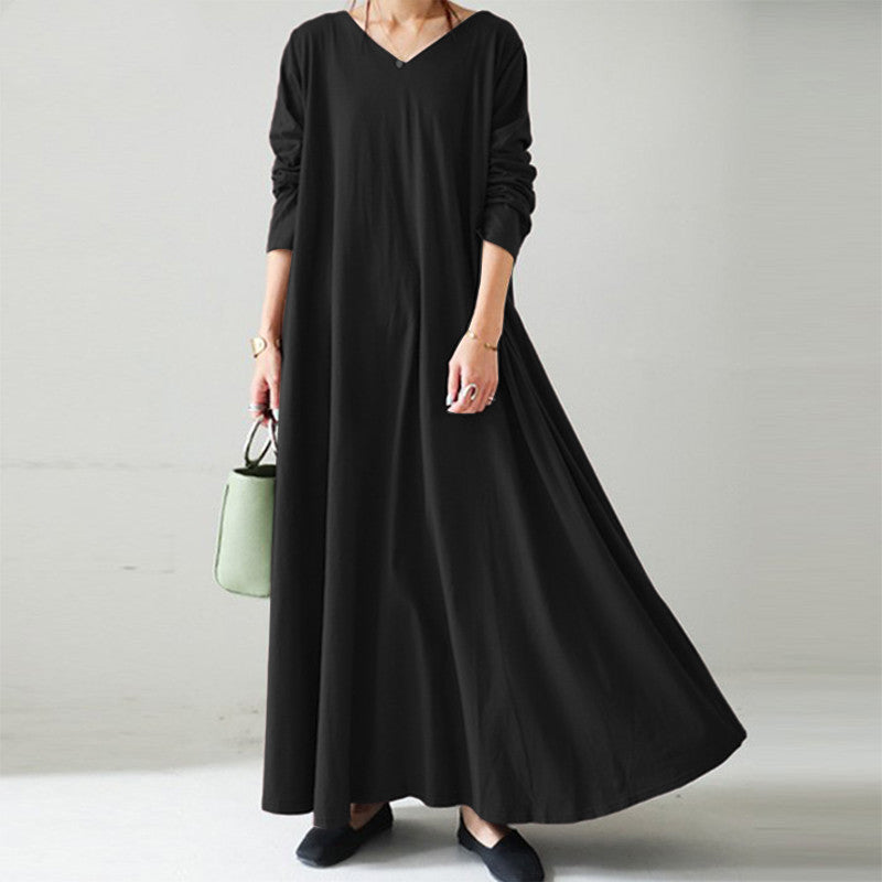 Casual Women Long Dresses Cozy Dresses