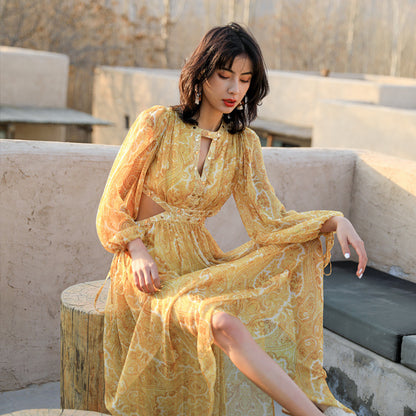 Sexy Chiffon Summer Beach Long Holiday Dresses