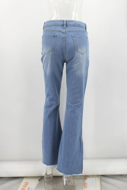 Casual Straight Women Autumn Jeans