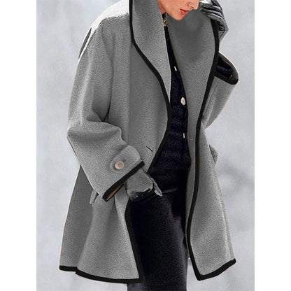 Plus Sizes Women Woolen Overcoat