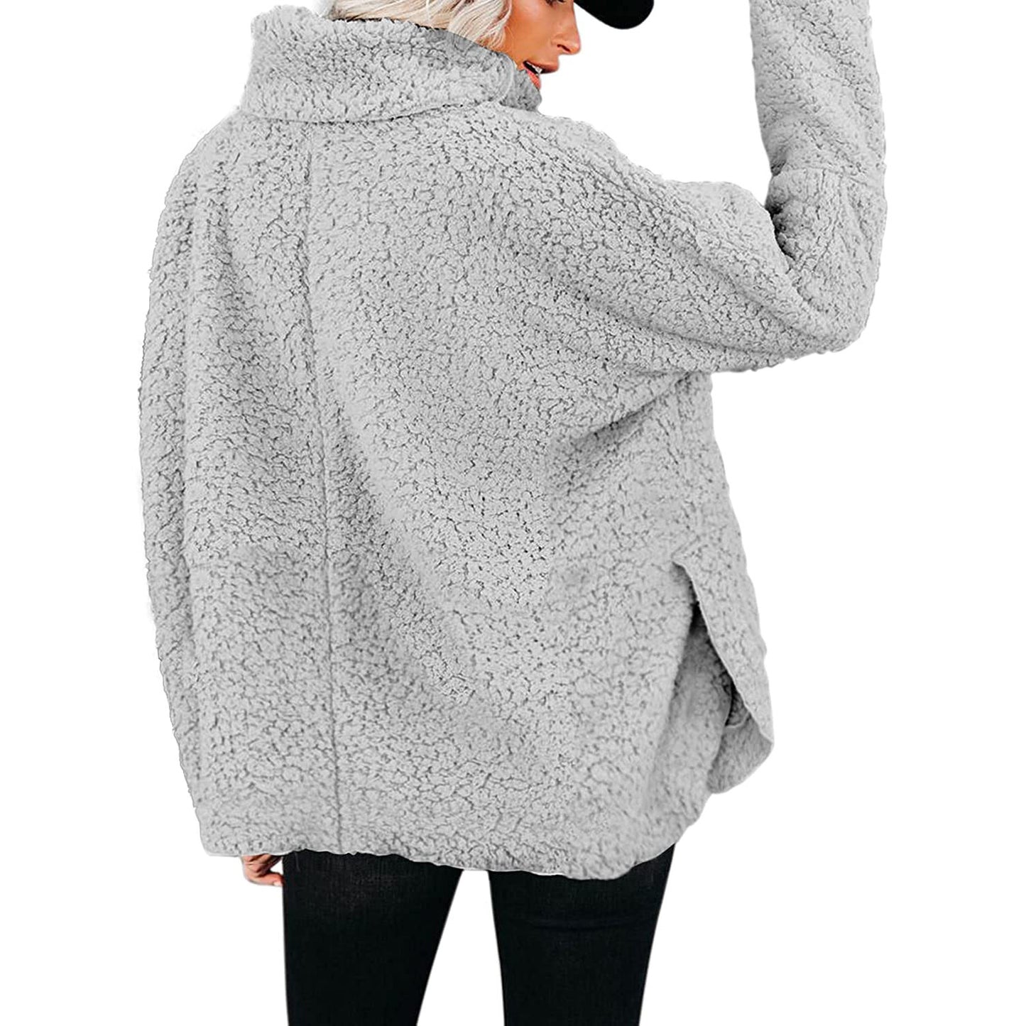 Women Warm Turtleneck Woolen Plus Sizes Winter Sweaters