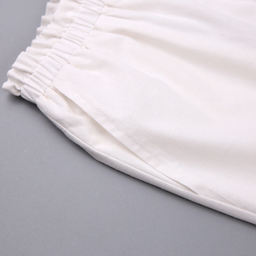 Summer Two Pieces White Women Suits