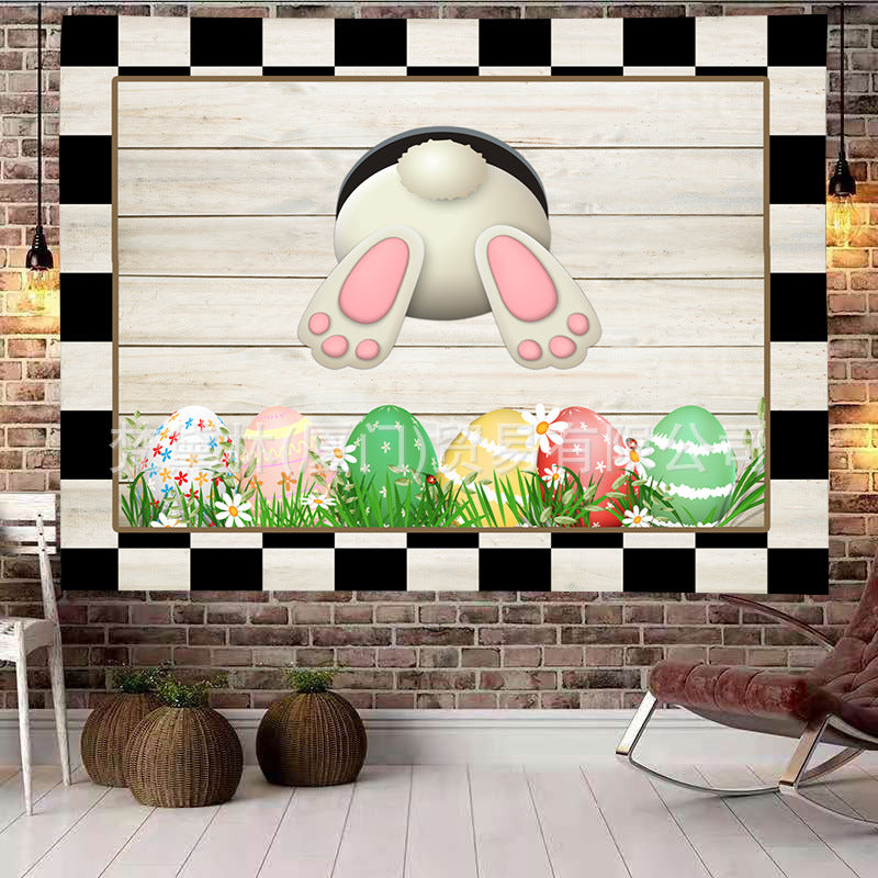Happy Easter Day Room Wall Tapestry for Decoration