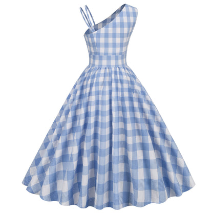 Vintage High Waist Sleeveless Women Dresses