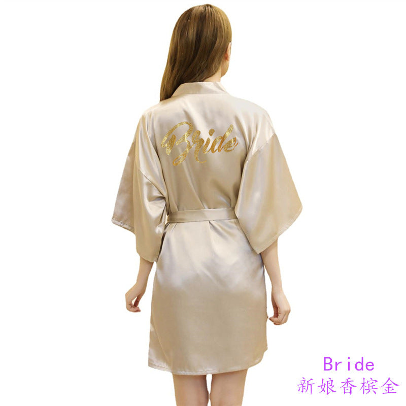 Women Wedding Bride Summer Night Gown