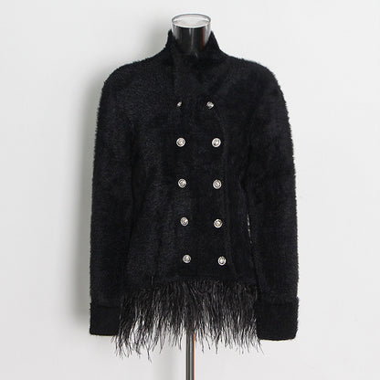 Designed Tassels Short Women Coats