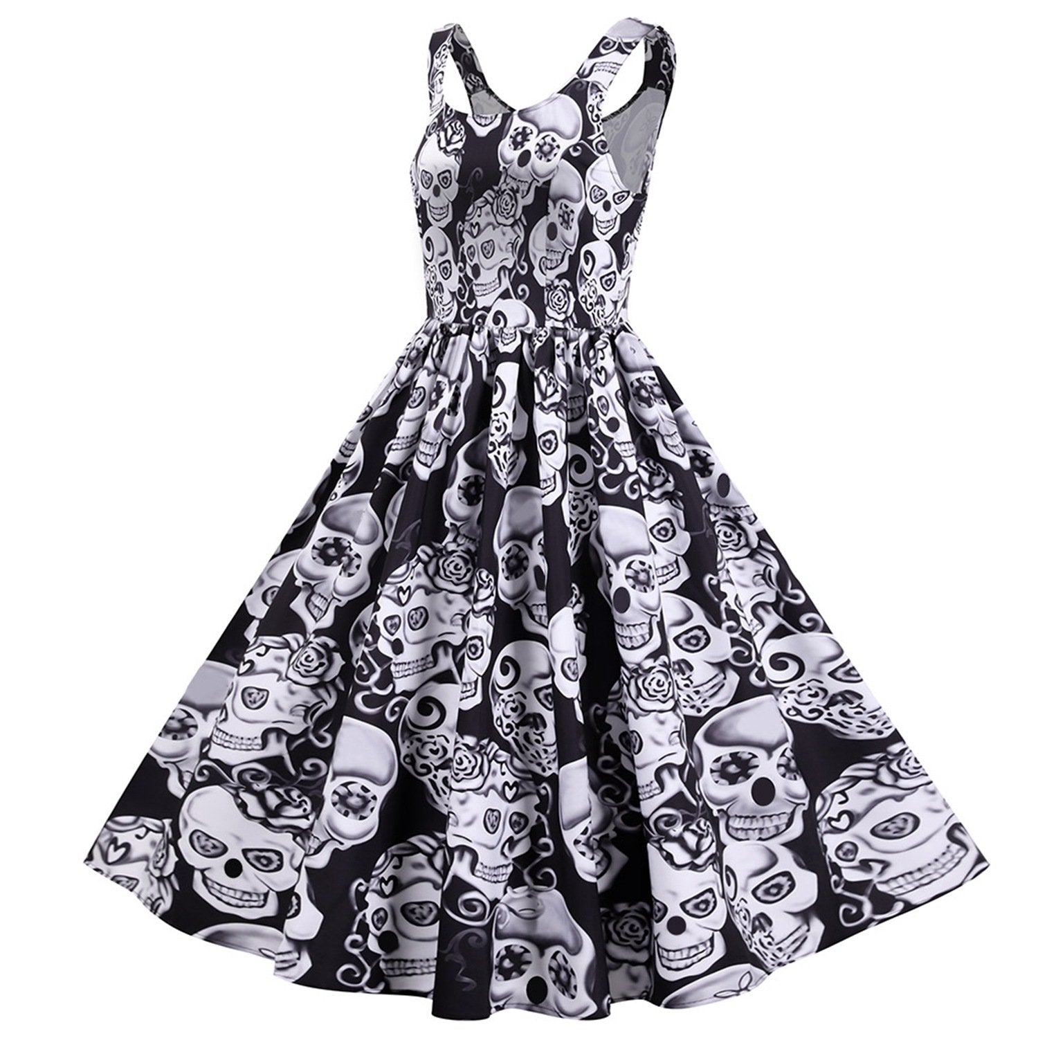 Sexy Tank Top Vintage Halloween Dresses-STYLEGOING
