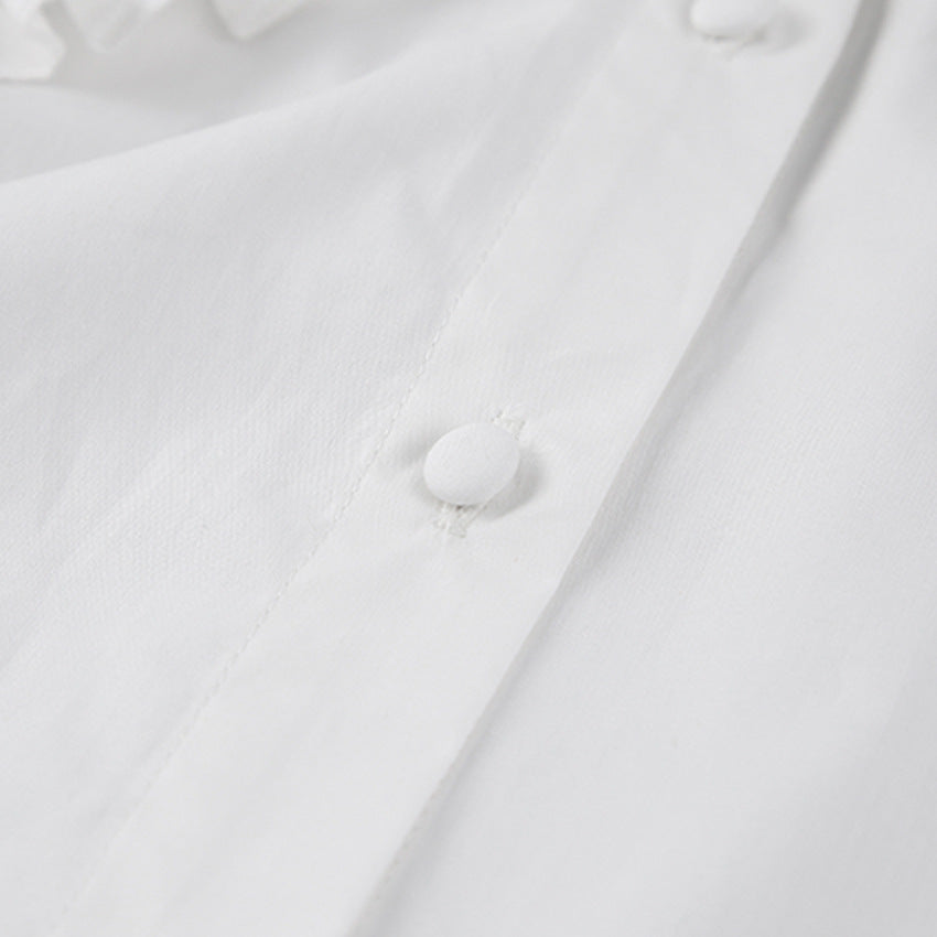 White Princess Women Long Sleeves Shirts