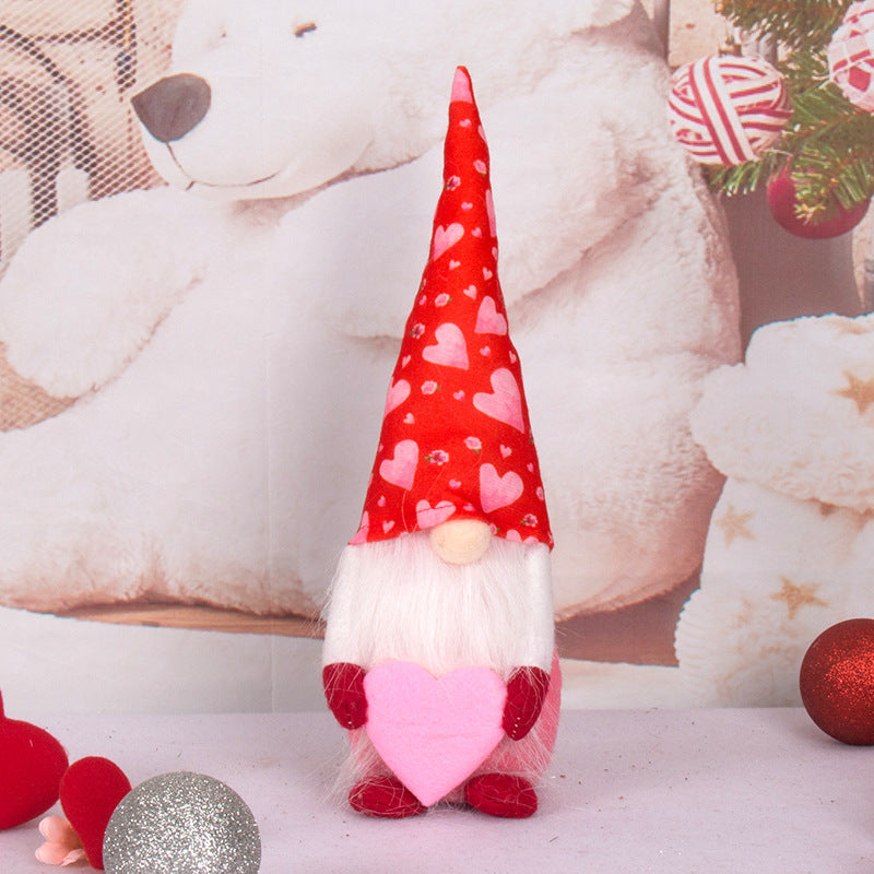 Cute Faceless Doll for Valentine's Day Wedding Day