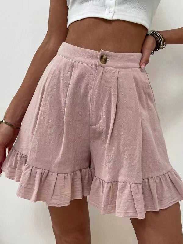 Casual High Waist Summer Short Pants for Women