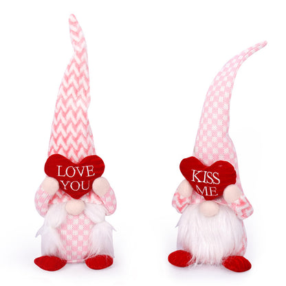 Lovely Valentine's Day Faceless Sweetheart Dolls