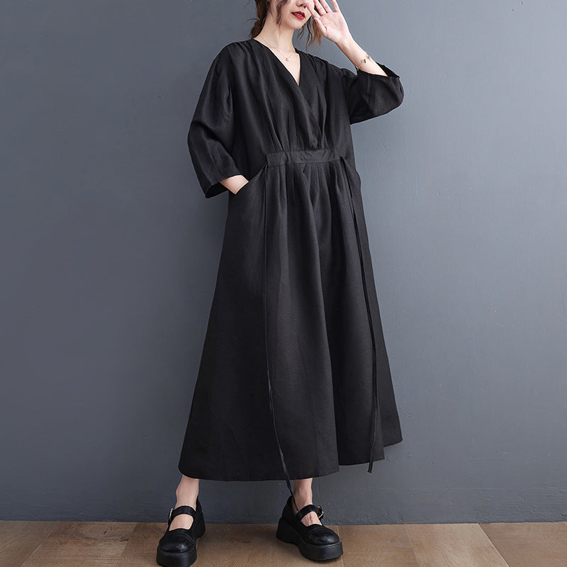 Casual High Waist Summer Long Dresses