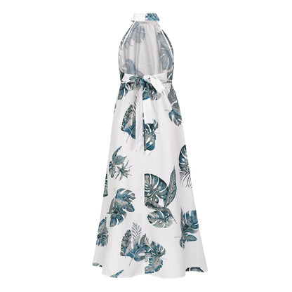 Sexy Halter Summer Long Holiday Beach Dresses