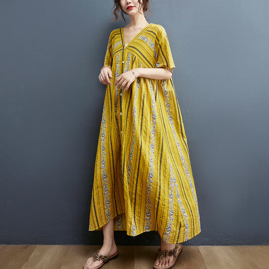 Summer Plus Sizes Long Cozy Dresses