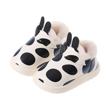 Cute Warm Winter Cotton Slippers for Kids