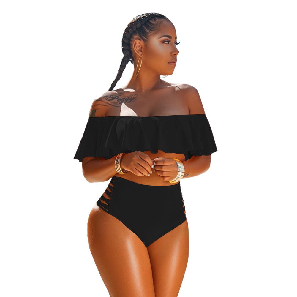Sexy Off The Shoulder Bikini Swimwear-STYLEGOING