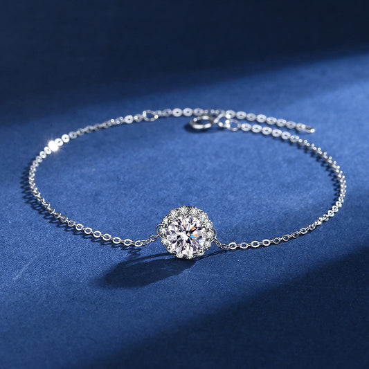 Simple Design Sterling Silver Bracelet