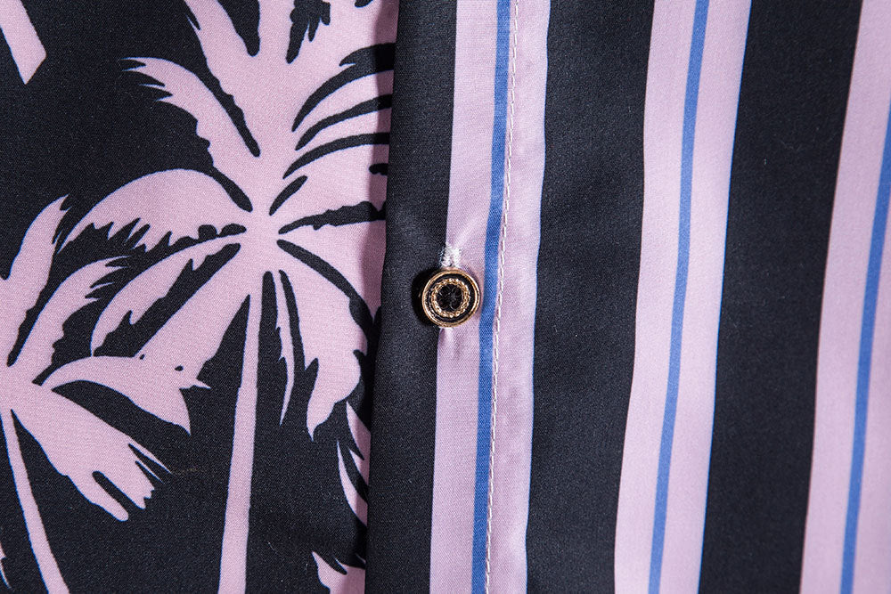 Casual Summer Striped Men's Short Sleeves Shirts