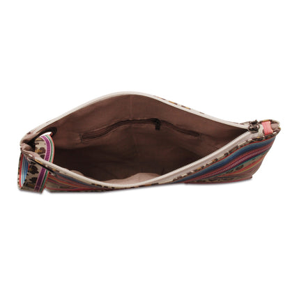 Women Sunflower Print Pu Leather Evening Clutch Bags
