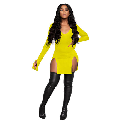 Sexy Long Sleeves Night Party Dresses