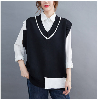 Plus Sizes Knitting Vest for Women & Men