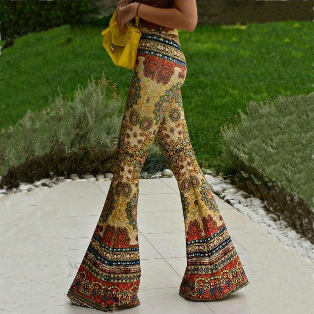 Vintage Women Sheath High Waist Trousers-STYLEGOING