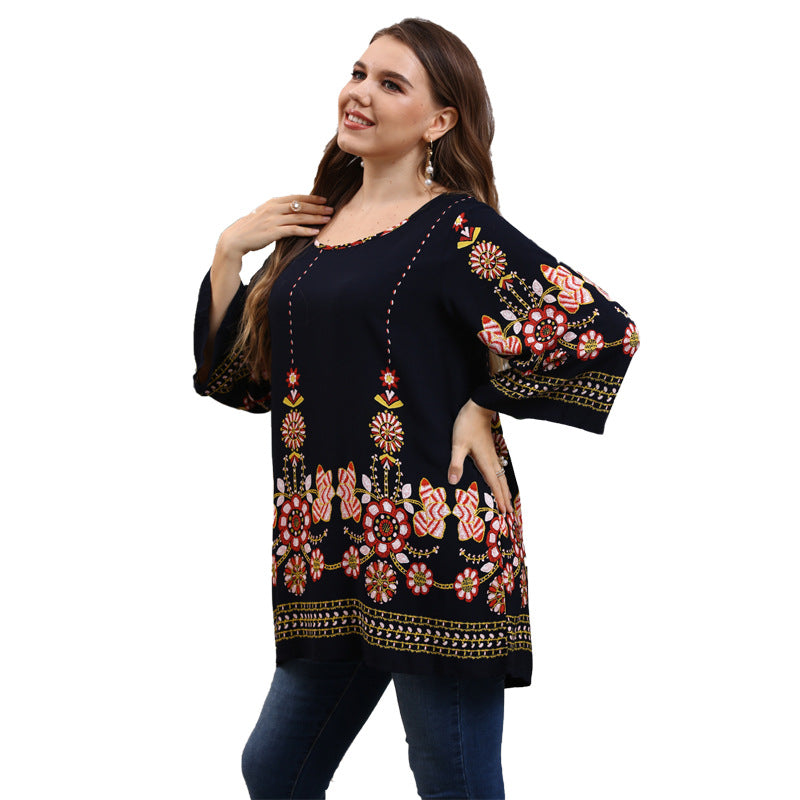Elegant Plus Sizes Women Tops