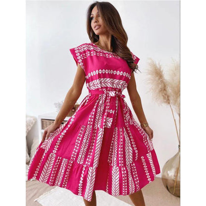 Women Fashion Irregular Mini Dresses-STYLEGOING