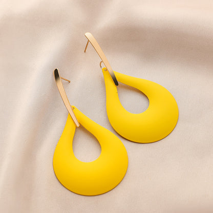 Fashion Geometry Design Women Drop Earrings