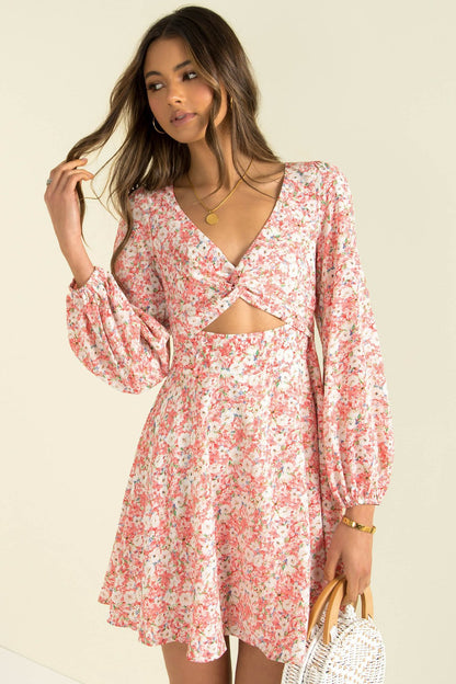 Sexy Causal Long Sleeves V Neck Short Dresses--Free Shipping at meselling99