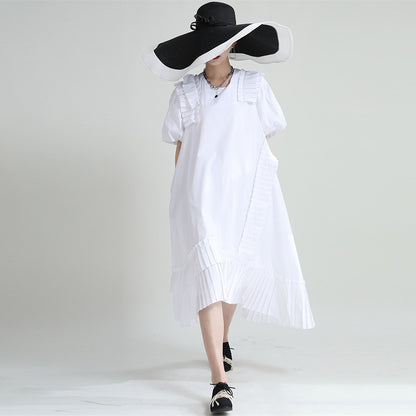 Elegant Irregular Girls Summer Long Dresses
