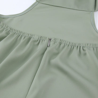 Summer Stain Backless Women Party Dresses