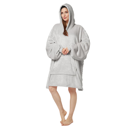 Plus Sizes Warm Hoodies Sleepwear for Couple