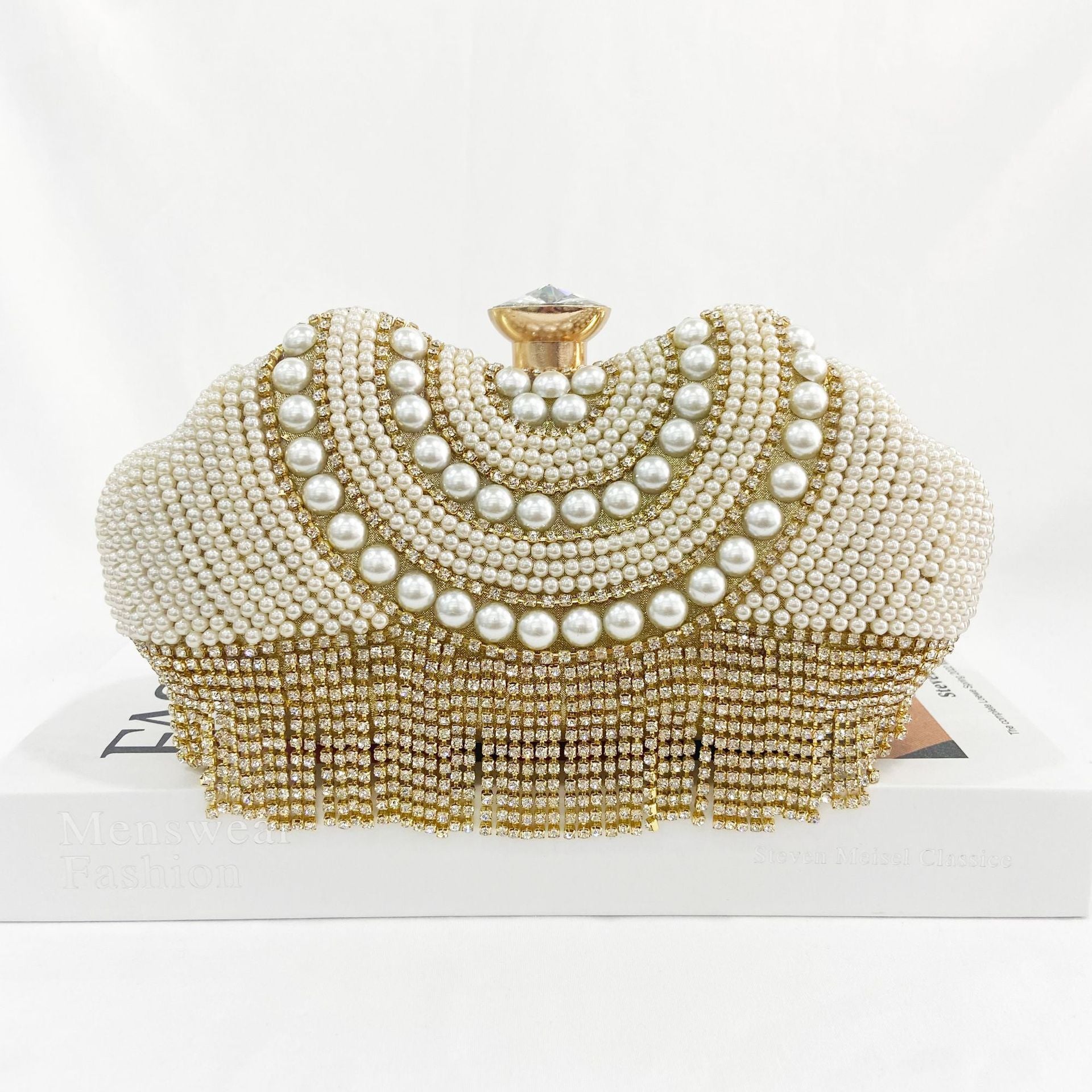 Women Tassels Design Jewelry Wedding Clutch Bags
