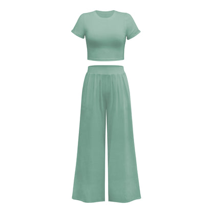 Sexy Summer Short T Shirts and Casual Pants Sets