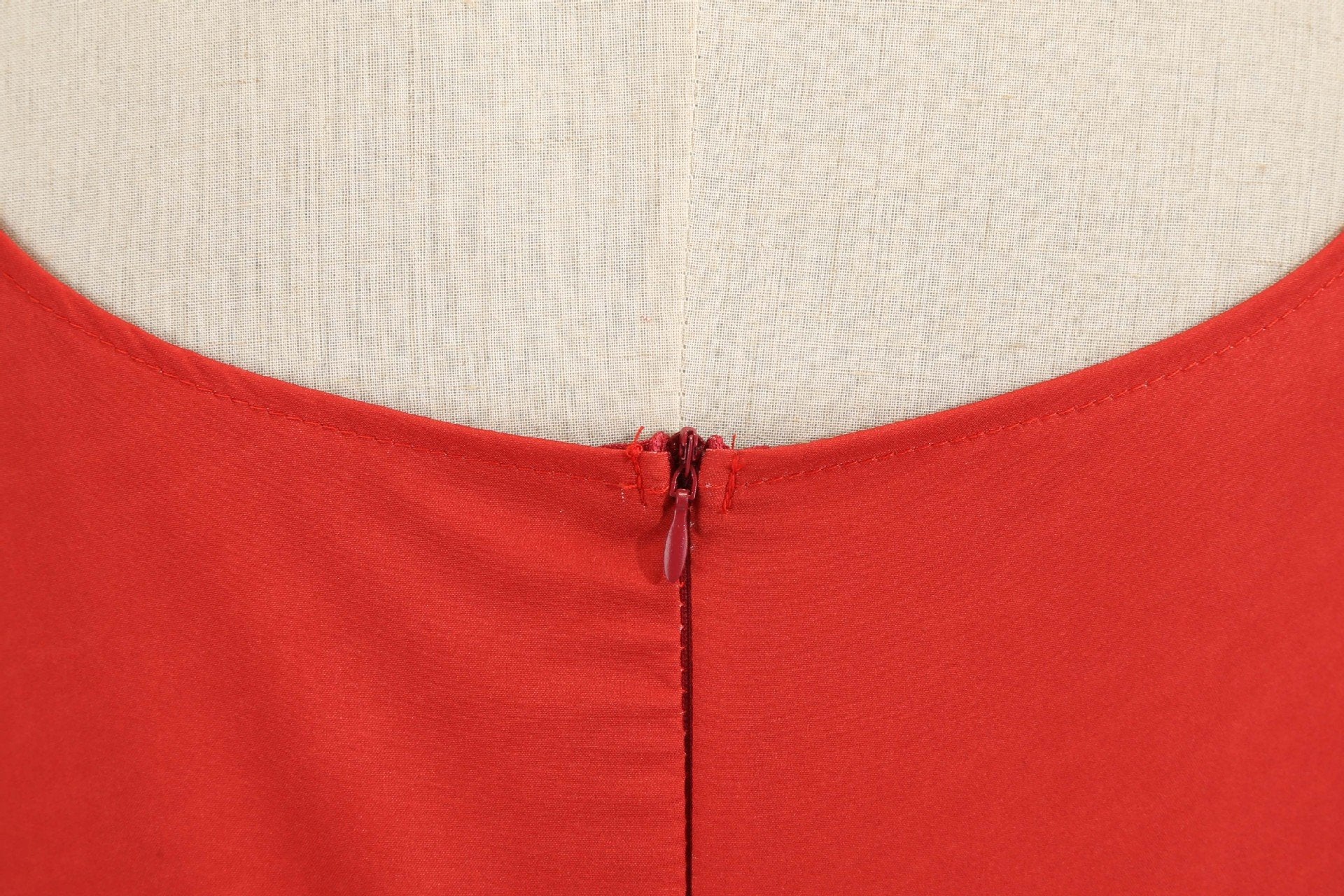 Sexy Tank Top Vintage Zipper Dresses-STYLEGOING